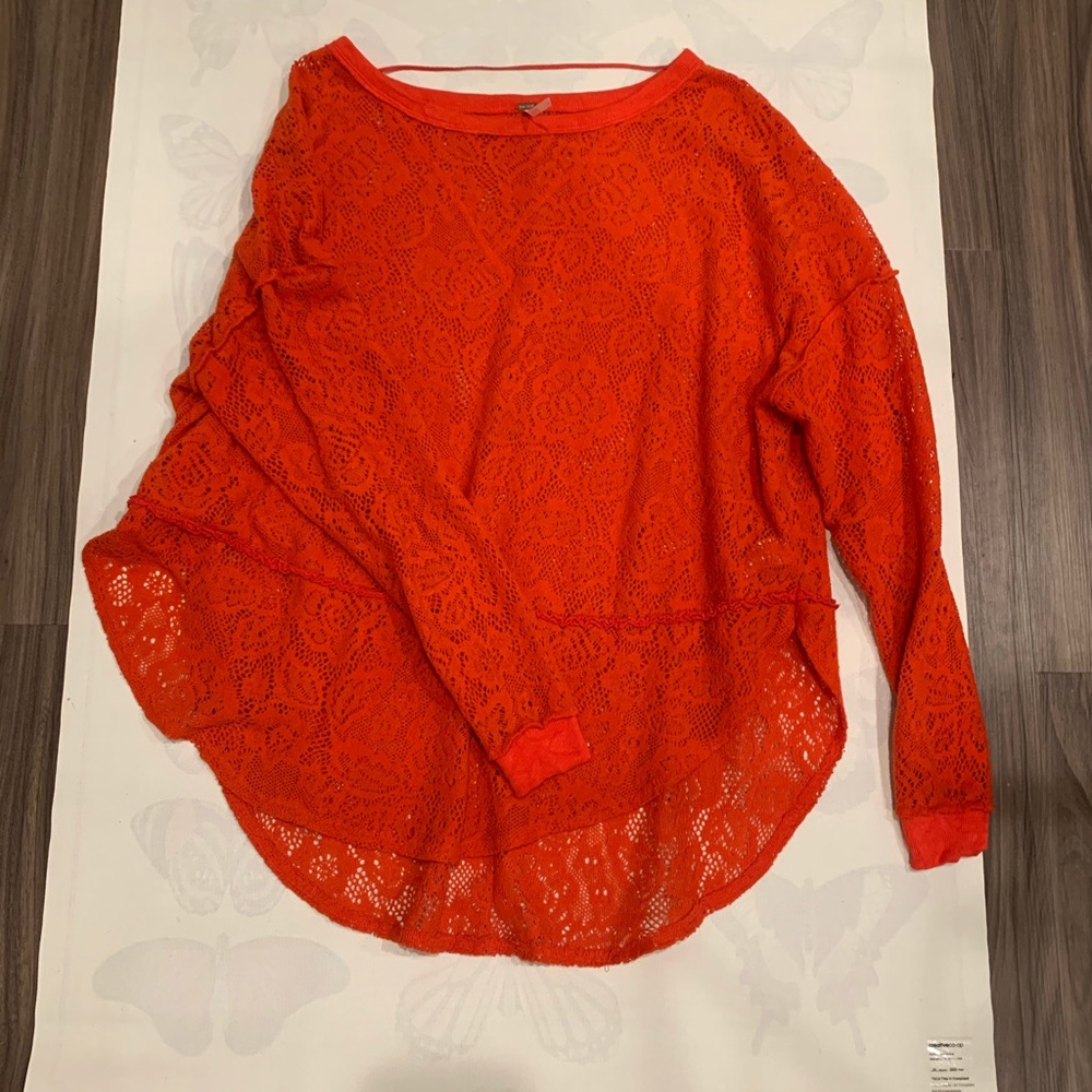 Free People lace top!